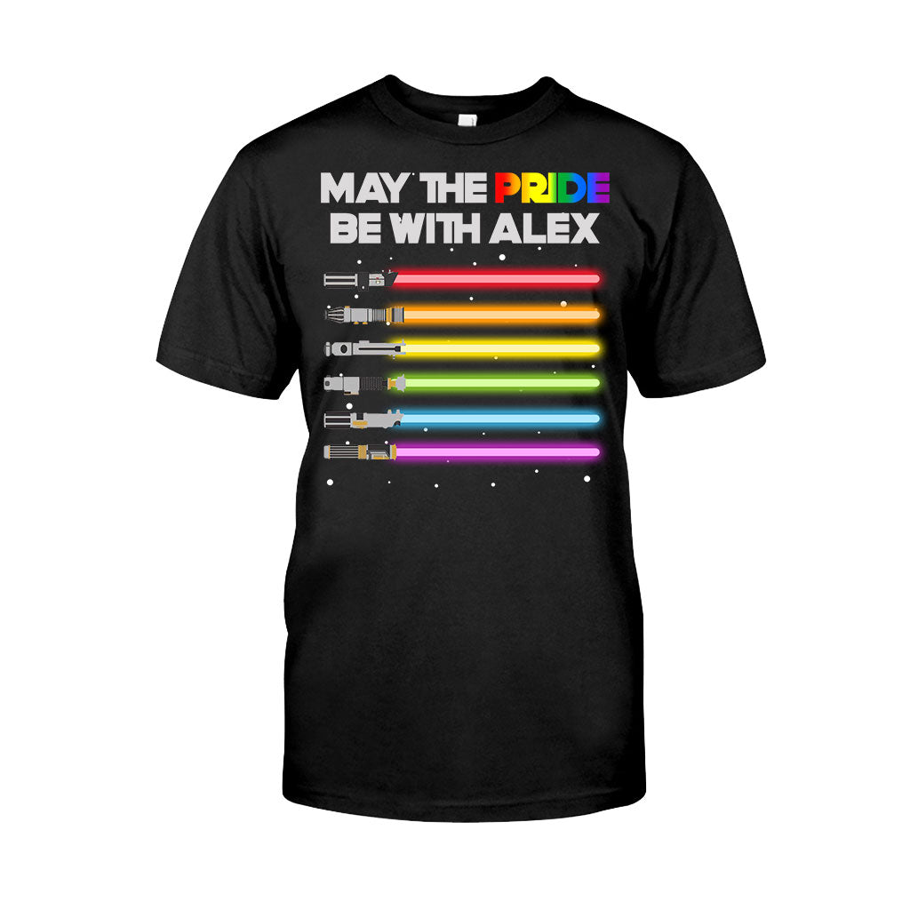 Personalized LGBT Pride T-shirt & Hoodie with Custom Name T-shirt & Hoodie GradoCreations