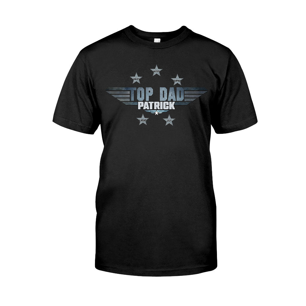 Personalized Top Dad T-shirt & Hoodie Gift with Custom Name T-shirt & Hoodie GradoCreations