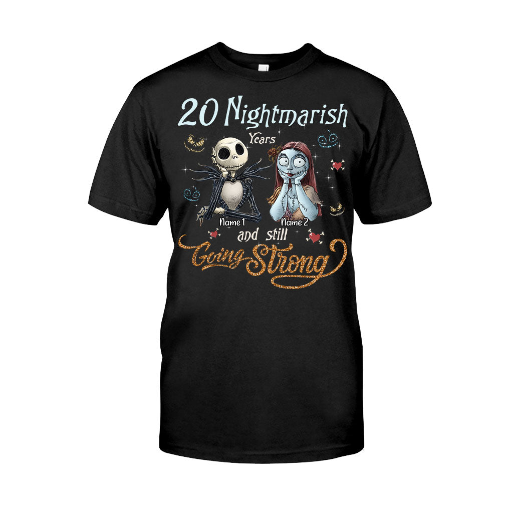 Personalized Couple T-Shirt & Hoodie Nightmare Gift for Anniversary T-shirt & Hoodie GradoCreations