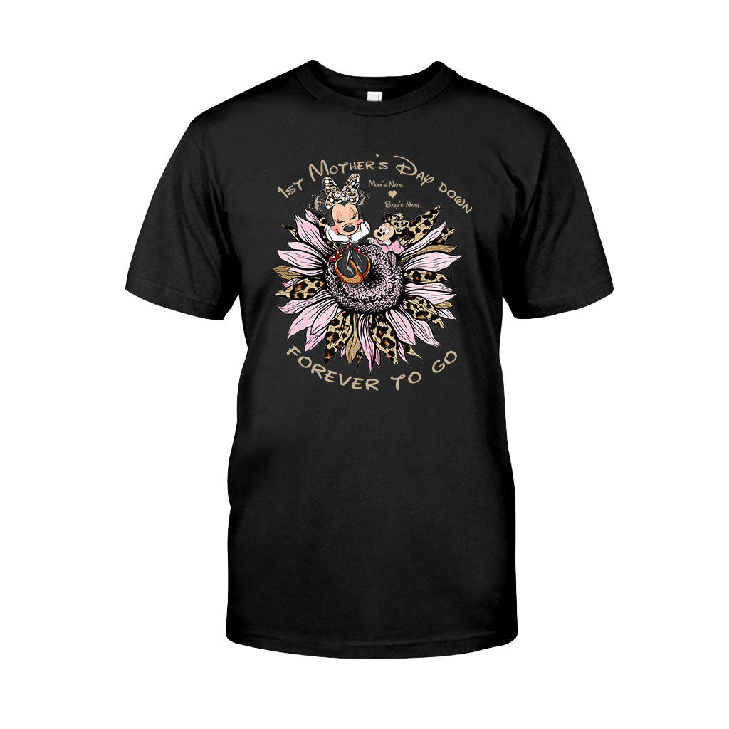 Personalized 1st Mother's Day T-Shirt & Hoodie with Names T-shirt & Hoodie GradoCreations