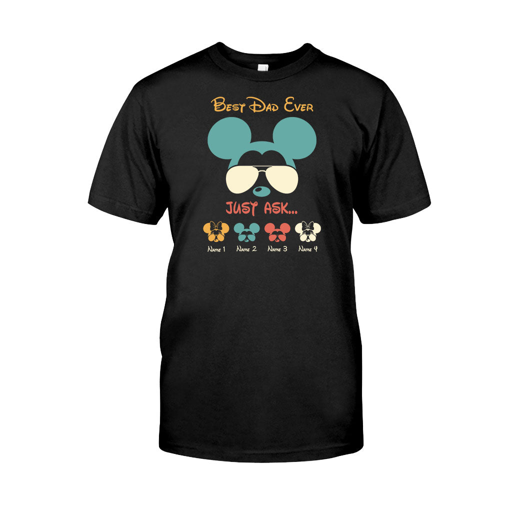 Personalized Father's Day Mouse T-Shirt & Hoodie Gift for Dad T-shirt & Hoodie GradoCreations