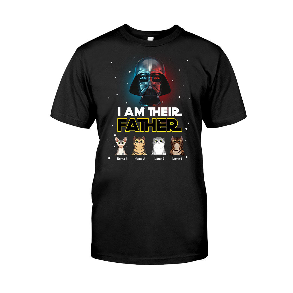 Personalized Cat T-shirt & Hoodie Gift for Dad | I Am Their Father T-shirt & Hoodie GradoCreations