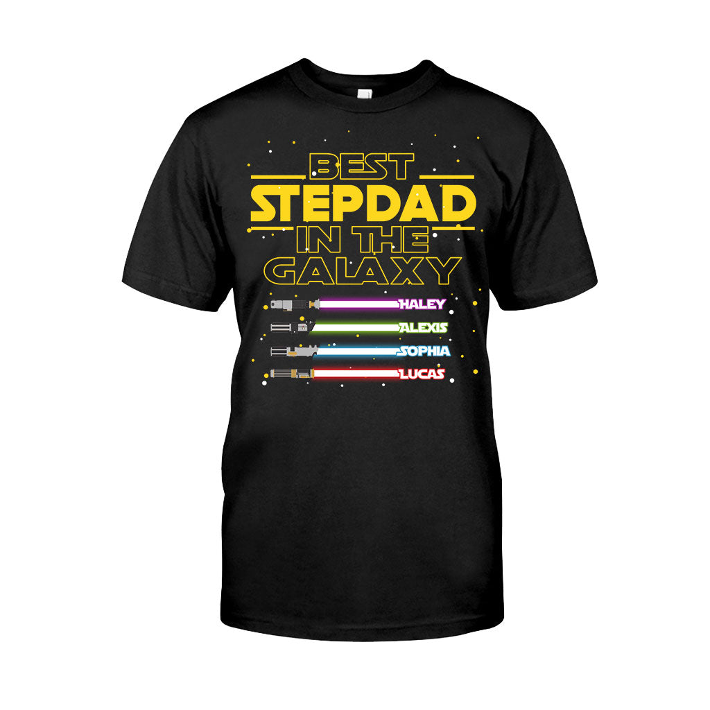 Personalized Best Stepdad In The Galaxy T-shirt & Hoodie Gift T-shirt & Hoodie GradoCreations