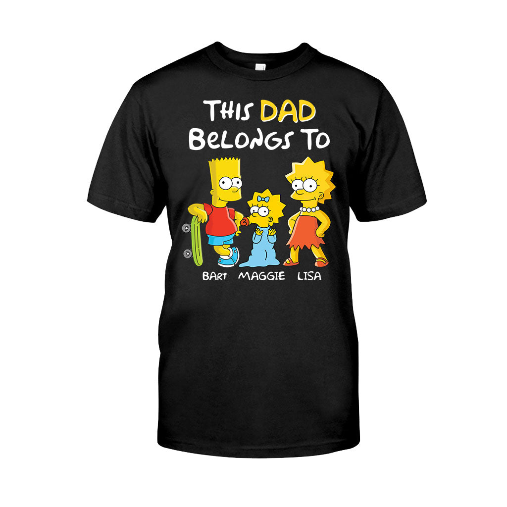 Personalized Dad T-shirt Hoodie Custom Family Gift T-shirt & Hoodie GradoCreations