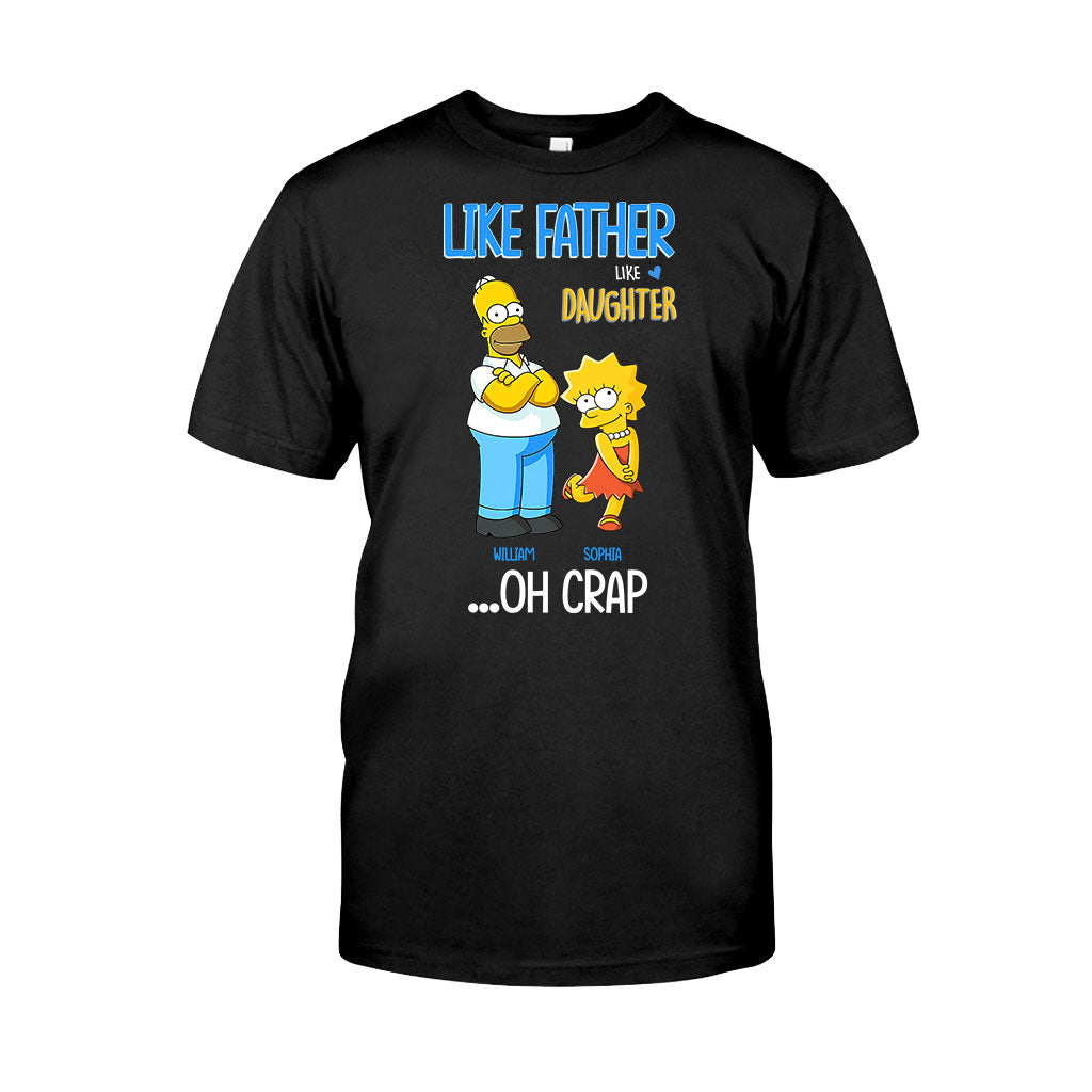 Personalized Father Daughter T-shirt and Hoodie Custom Name Gift T-shirt & Hoodie GradoCreations
