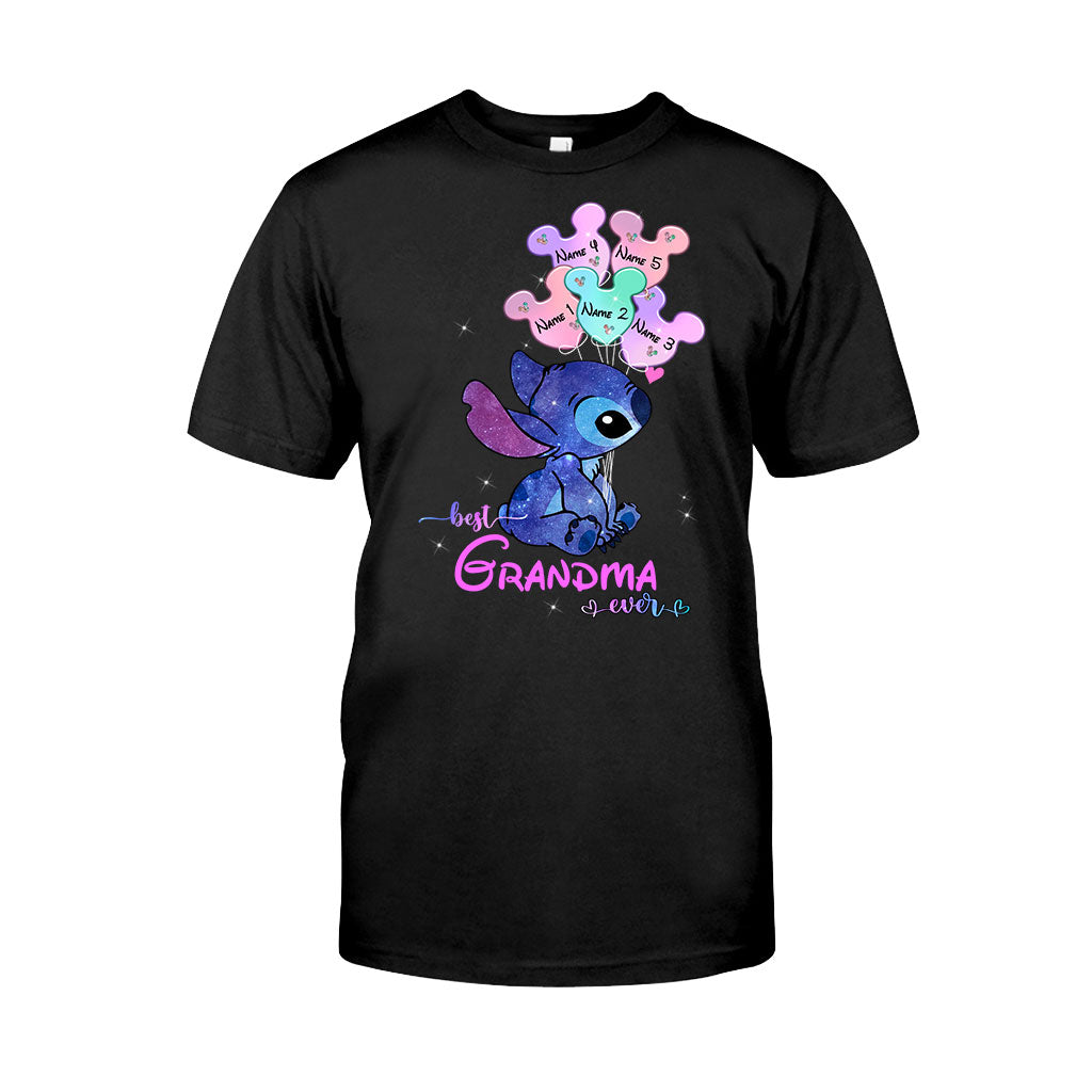 Personalized Best Grandma Ever T-shirt & Hoodie with Names for Mother's Day T-shirt & Hoodie GradoCreations