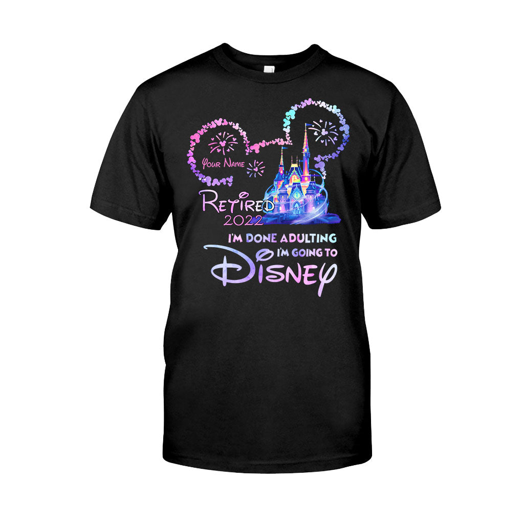 Personalized I'm Done Adulting T-shirt & Hoodie Gift for Disney Lovers T-shirt & Hoodie GradoCreations