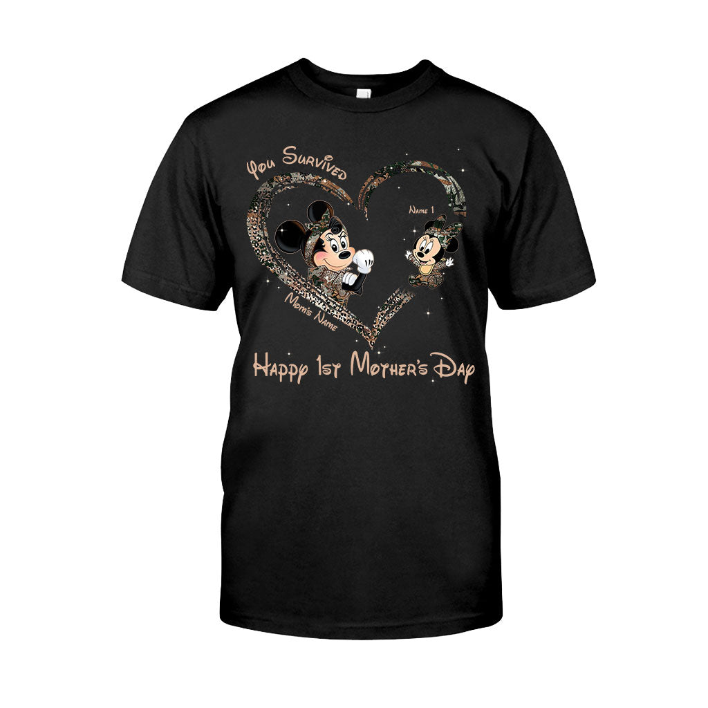 Personalized Mother's Day T-shirt & Hoodie You Survived Gift for Mom T-shirt & Hoodie GradoCreations