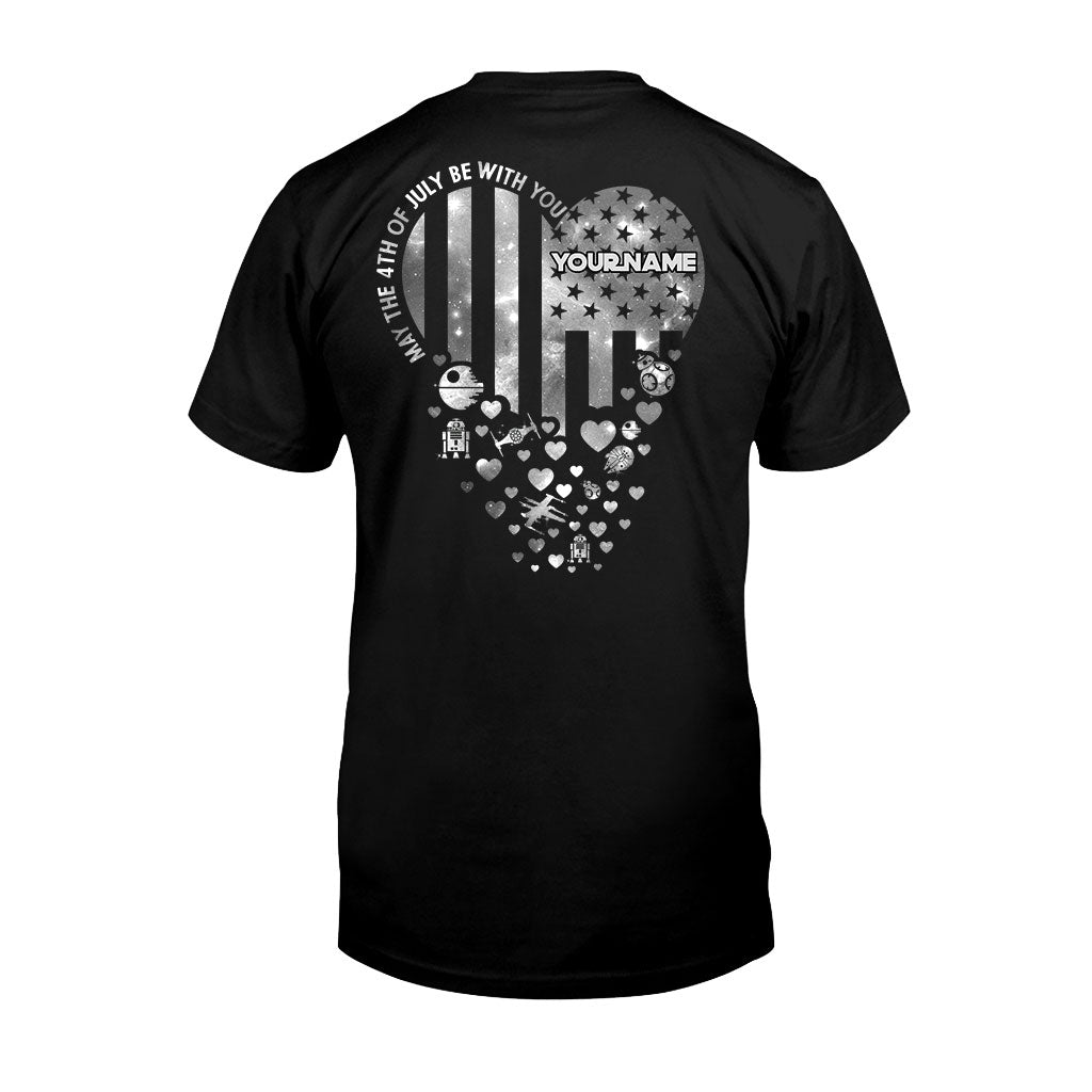 Personalized Independence Day T-Shirt & Hoodie Custom Name Star Wars Gift T-shirt & Hoodie GradoCreations