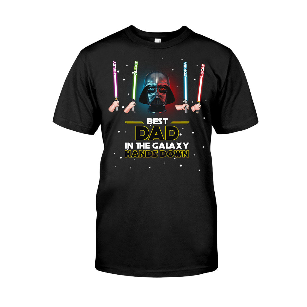 Personalized Best Dad in the Galaxy T-shirt & Hoodie Gift T-shirt & Hoodie GradoCreations