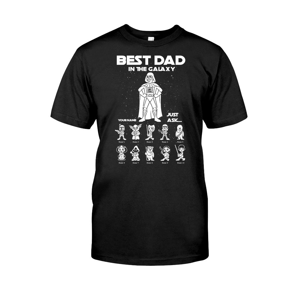 Personalized Best Dad In The Galaxy T-shirt & Hoodie Gift T-shirt & Hoodie GradoCreations