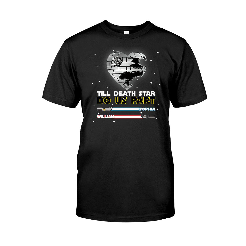 Personalized Till Death Star Do Us Part Couple T-shirt & Hoodie Gift T-shirt & Hoodie GradoCreations