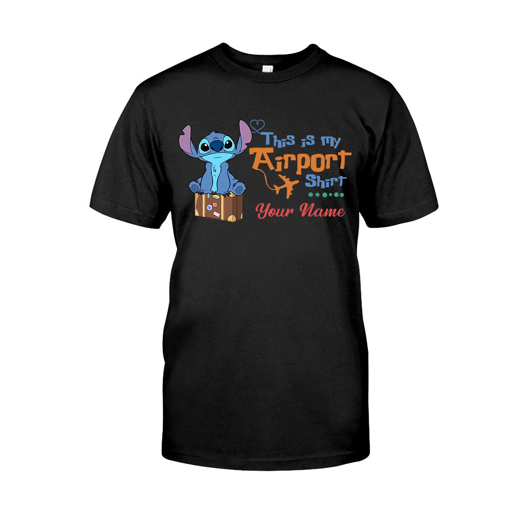 Personalized Ohana Airport T-shirt & Hoodie Custom Name Gift T-shirt & Hoodie GradoCreations