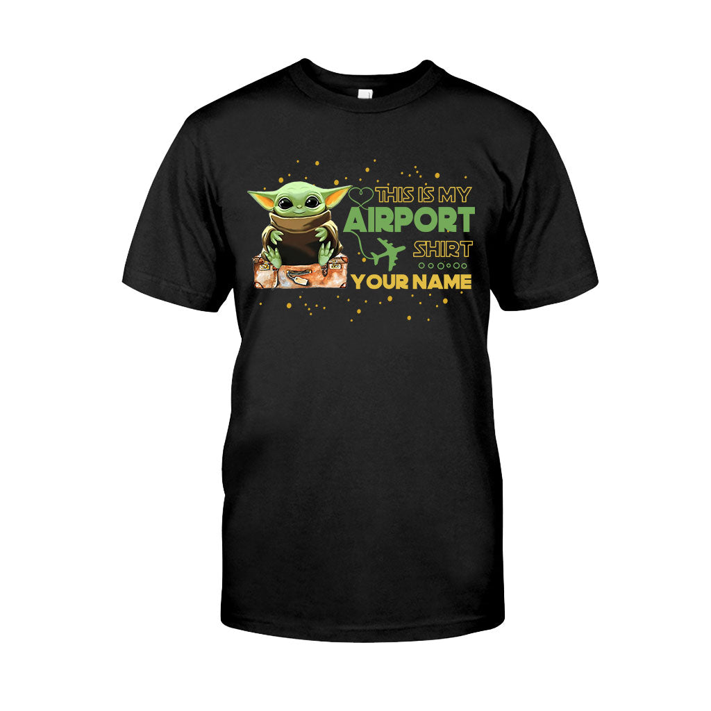 Personalized Airport Shirt Featuring Custom Name T-shirt & Hoodie T-shirt & Hoodie GradoCreations