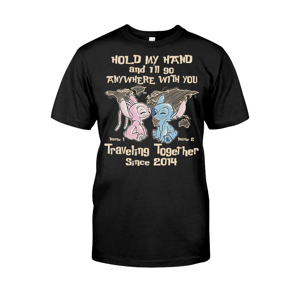 Personalized Couple Ohana T-Shirt & Hoodie Custom Names Gift T-shirt & Hoodie GradoCreations