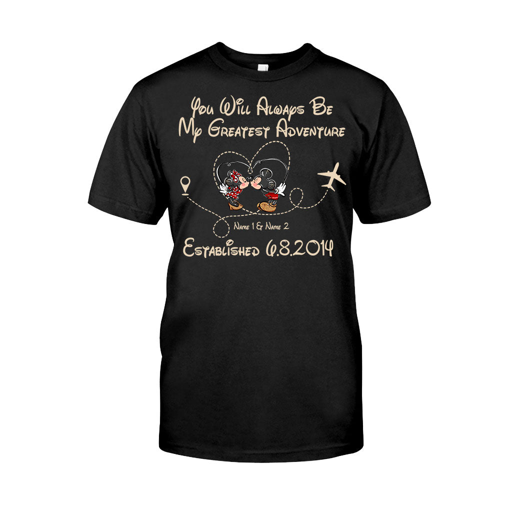 Personalized Couple Mouse T-shirt & Hoodie Gift for Valentine’s Day T-shirt & Hoodie GradoCreations