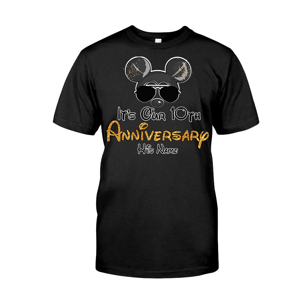 Personalized Anniversary T-shirt & Hoodie with Custom Names T-shirt & Hoodie GradoCreations