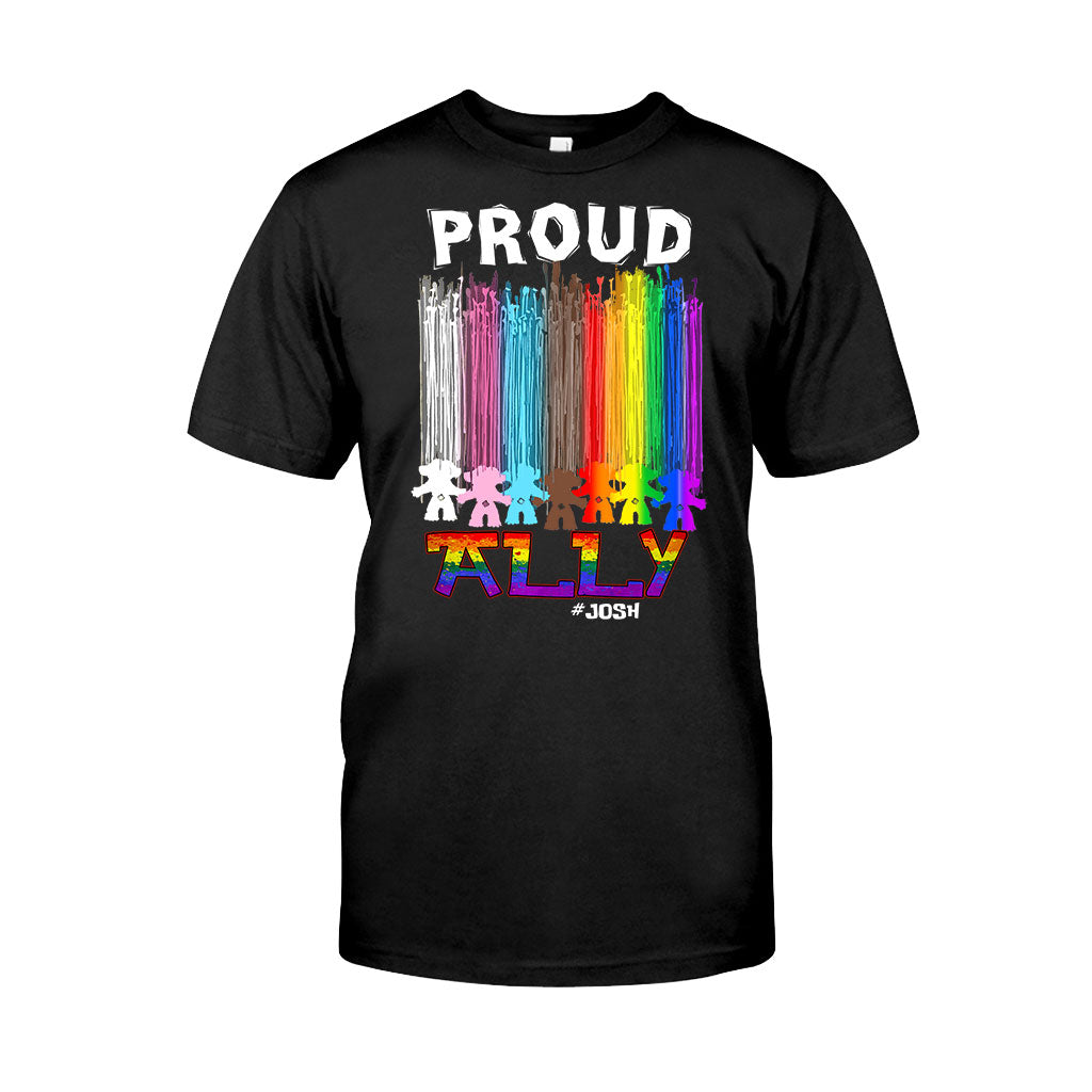 Personalized Proud Ally LGBT T-shirt & Hoodie for Everyone T-shirt & Hoodie GradoCreations