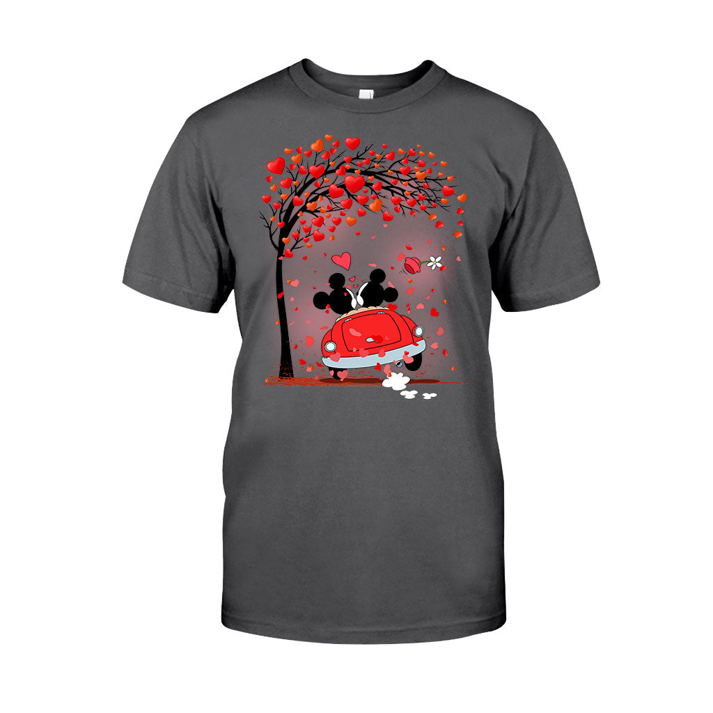 Personalized Couple T-Shirt & Hoodie with Heart Design for Valentine’s Day T-shirt & Hoodie GradoCreations