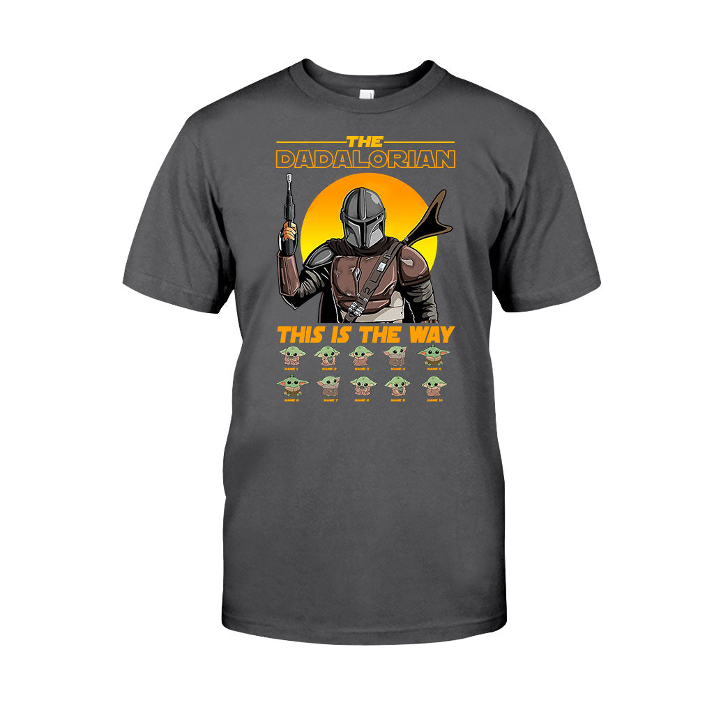 Personalized Dadalorian T-shirt & Hoodie Gift for Dad T-shirt & Hoodie GradoCreations
