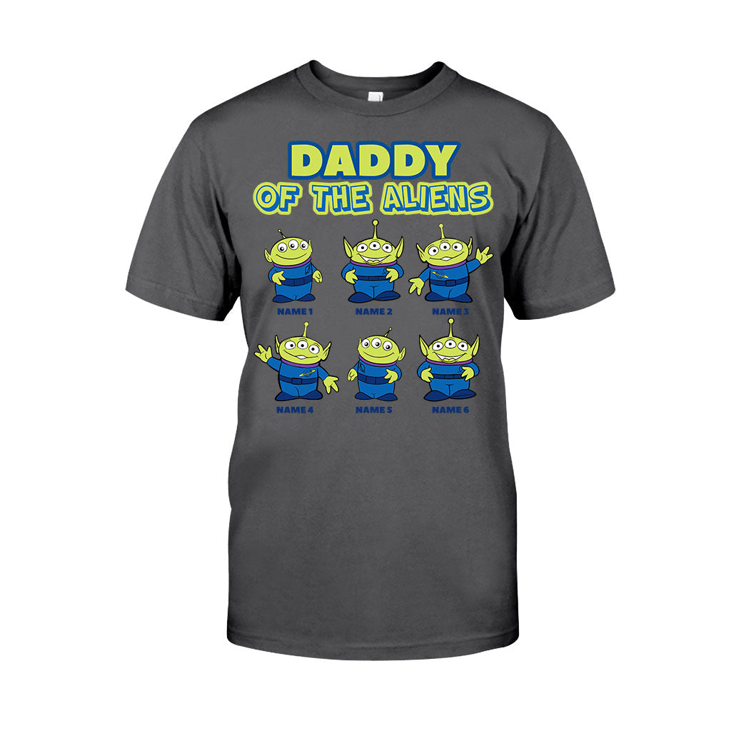 Personalized Daddy Of The Aliens T-Shirt & Hoodie Gift for Dad T-shirt & Hoodie GradoCreations