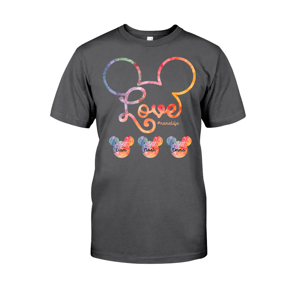 Personalized Grandma T-shirt and Hoodie with Love Design T-shirt & Hoodie GradoCreations