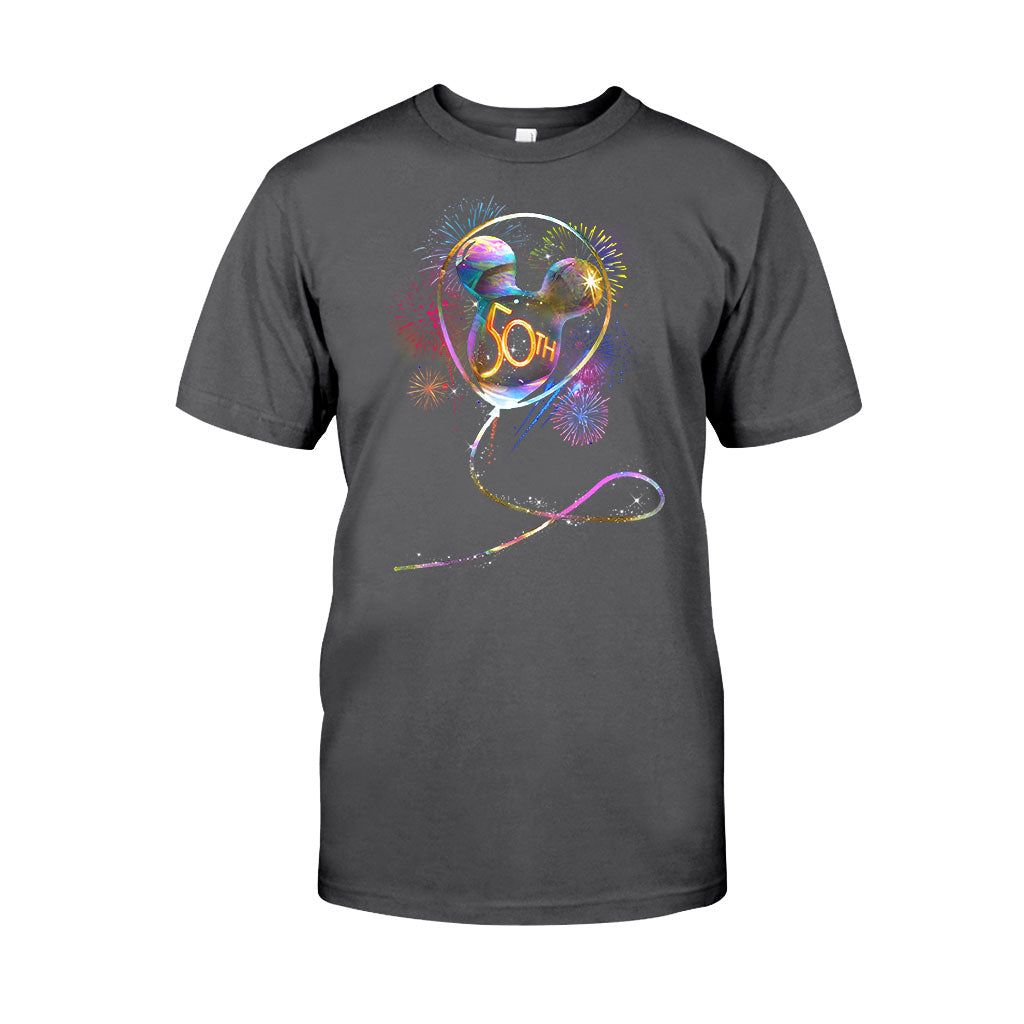 Personalized 50th Birthday Mouse Ear Balloon T-shirt & Hoodie T-shirt & Hoodie GradoCreations