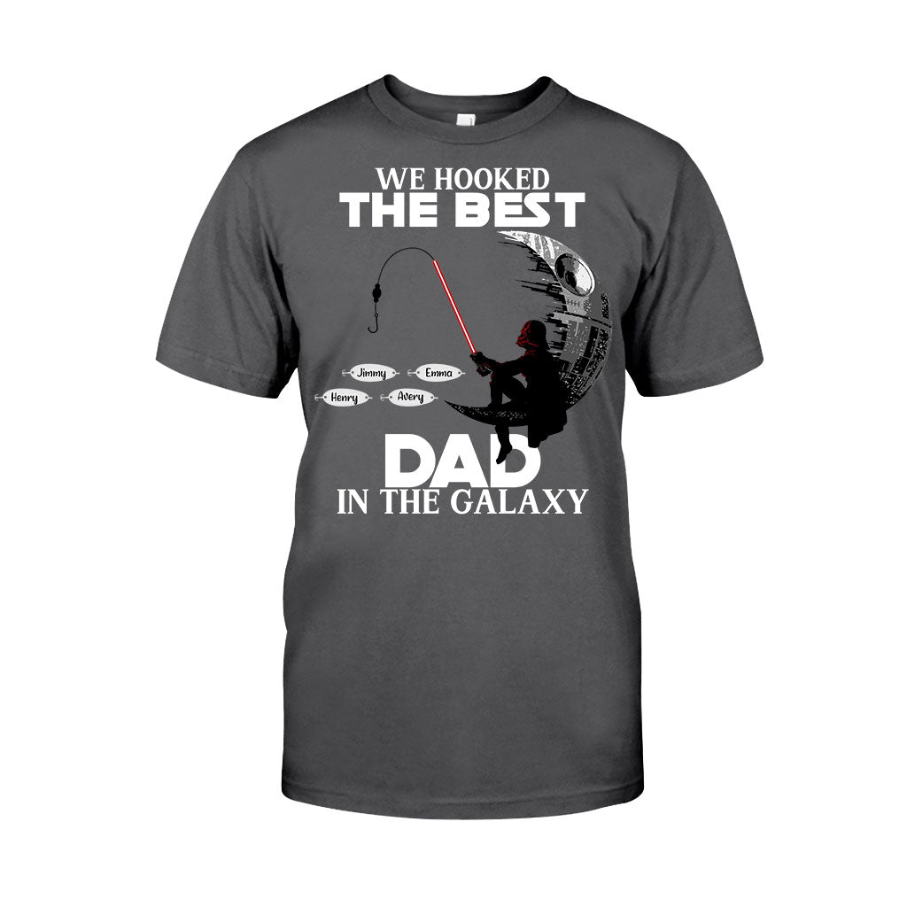 Personalized Fishing T-Shirt & Hoodie for Dad with Custom Names T-shirt & Hoodie GradoCreations