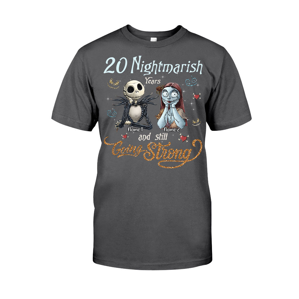 Personalized Couple T-Shirt & Hoodie Nightmare Gift for Anniversary T-shirt & Hoodie GradoCreations