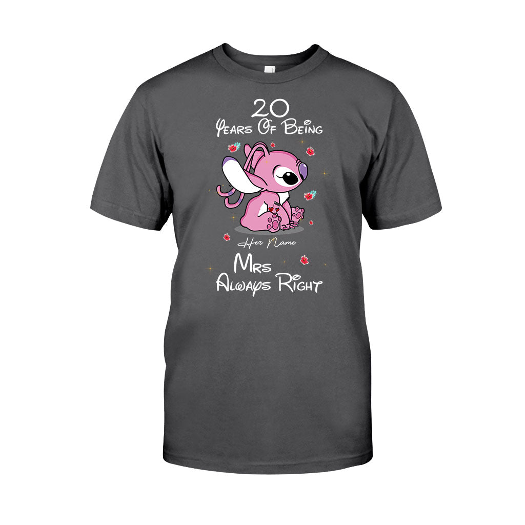 Personalized Couple T-shirt & Hoodie His & Hers Ohana Gift T-shirt & Hoodie GradoCreations