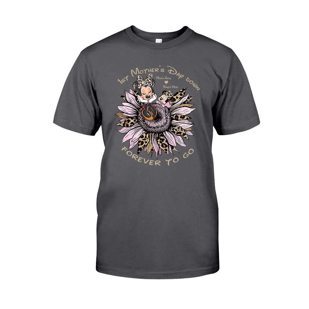 Personalized 1st Mother's Day T-Shirt & Hoodie with Names T-shirt & Hoodie GradoCreations