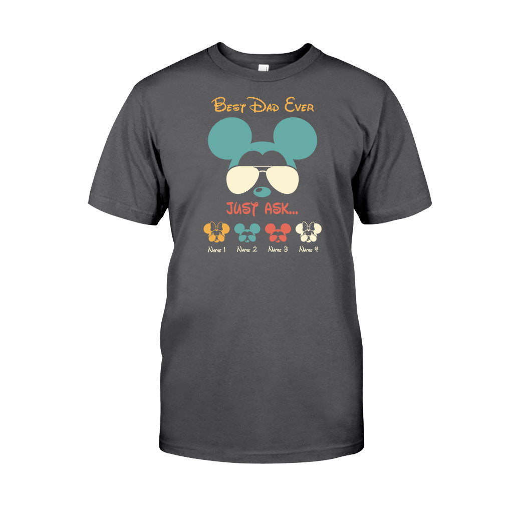 Personalized Father's Day Mouse T-Shirt & Hoodie Gift for Dad T-shirt & Hoodie GradoCreations