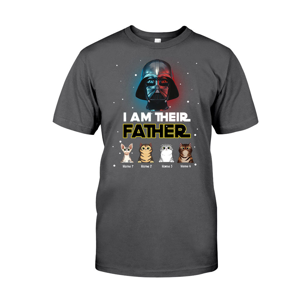 Personalized Cat T-shirt & Hoodie Gift for Dad | I Am Their Father T-shirt & Hoodie GradoCreations
