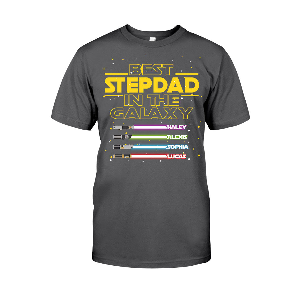 Personalized Best Stepdad In The Galaxy T-shirt & Hoodie Gift T-shirt & Hoodie GradoCreations