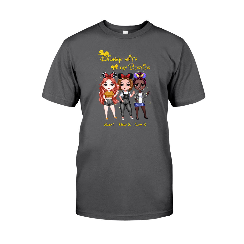 Personalized Disney Besties T-shirt & Hoodie Custom Names Gift T-shirt & Hoodie GradoCreations