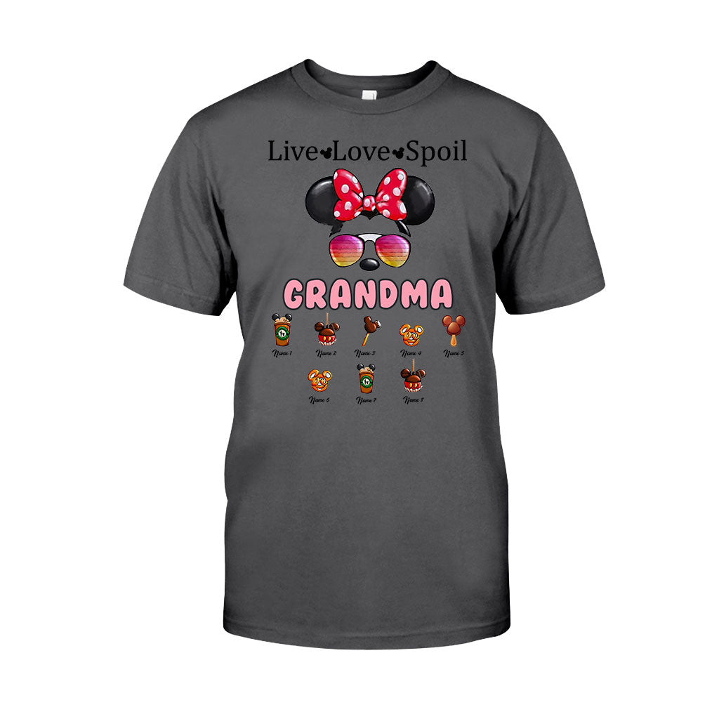 Personalized Live Love Spoil Mouse T-shirt for Grandma T-shirt & Hoodie GradoCreations