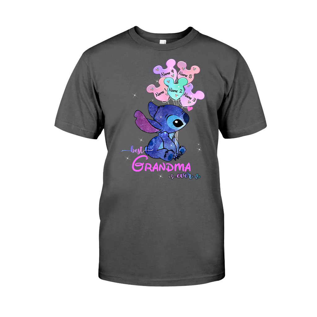 Personalized Best Grandma Ever T-shirt & Hoodie with Names for Mother's Day T-shirt & Hoodie GradoCreations