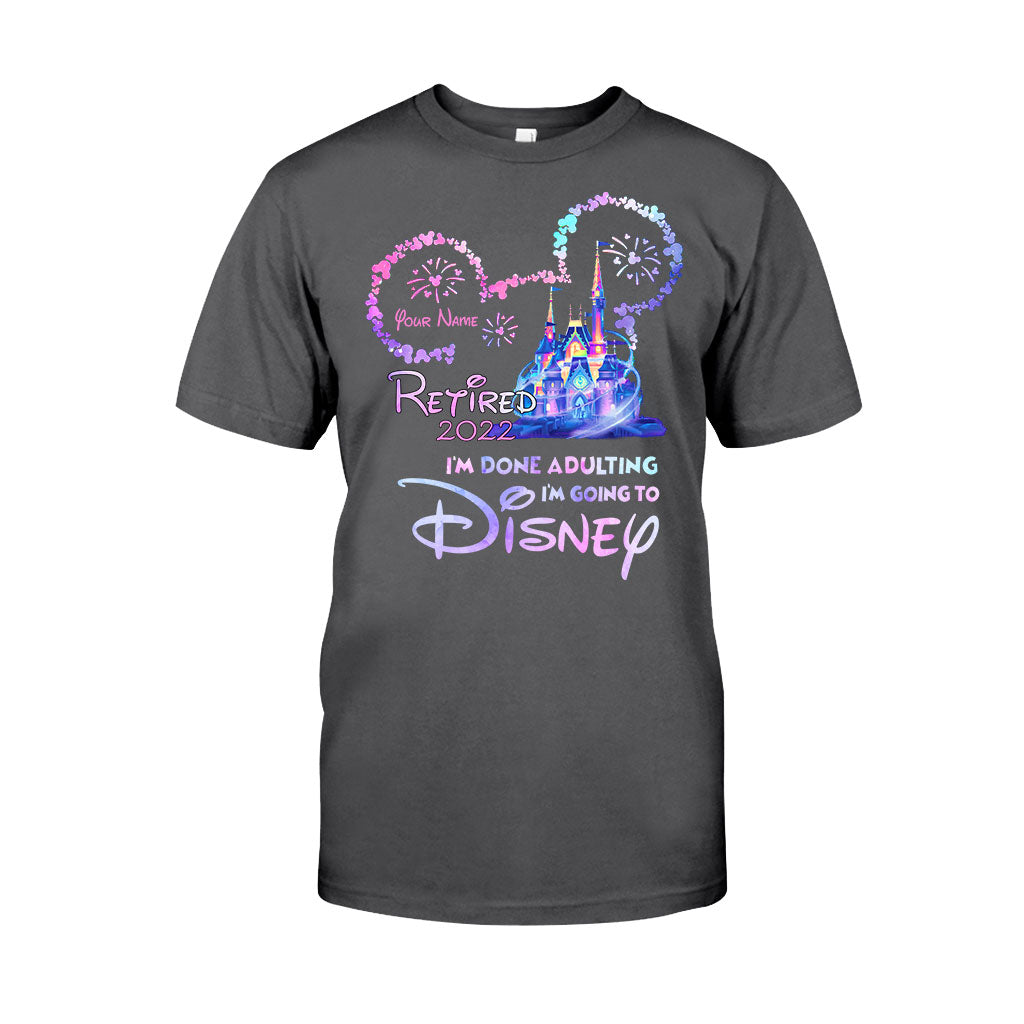 Personalized I'm Done Adulting T-shirt & Hoodie Gift for Disney Lovers T-shirt & Hoodie GradoCreations