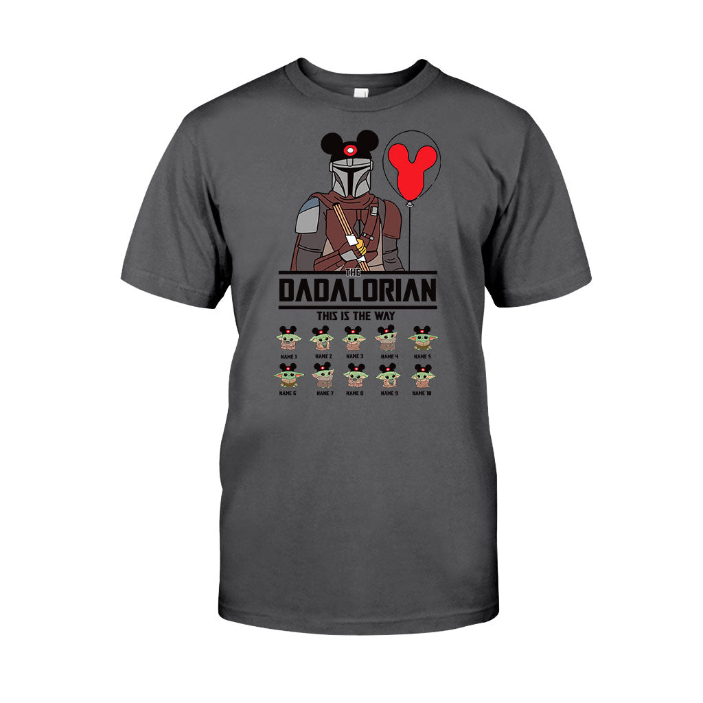 Personalized DADALORIAN T-Shirt & Hoodie Gift for Dad T-shirt & Hoodie GradoCreations