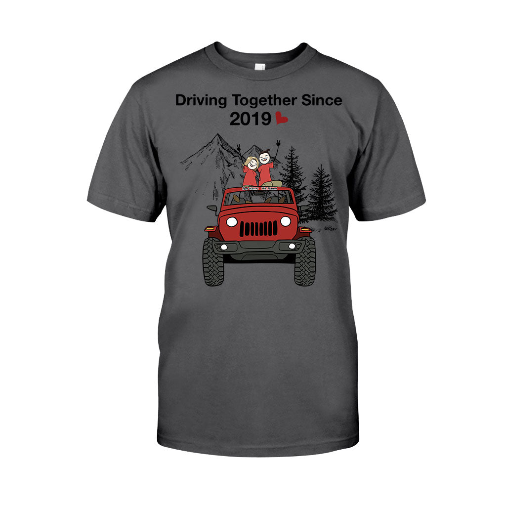 Personalized Couple Driving Together Since Shirt & Hoodie Gift T-shirt & Hoodie GradoCreations