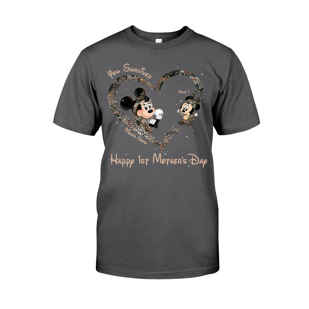 Personalized Mother's Day T-shirt & Hoodie You Survived Gift for Mom T-shirt & Hoodie GradoCreations
