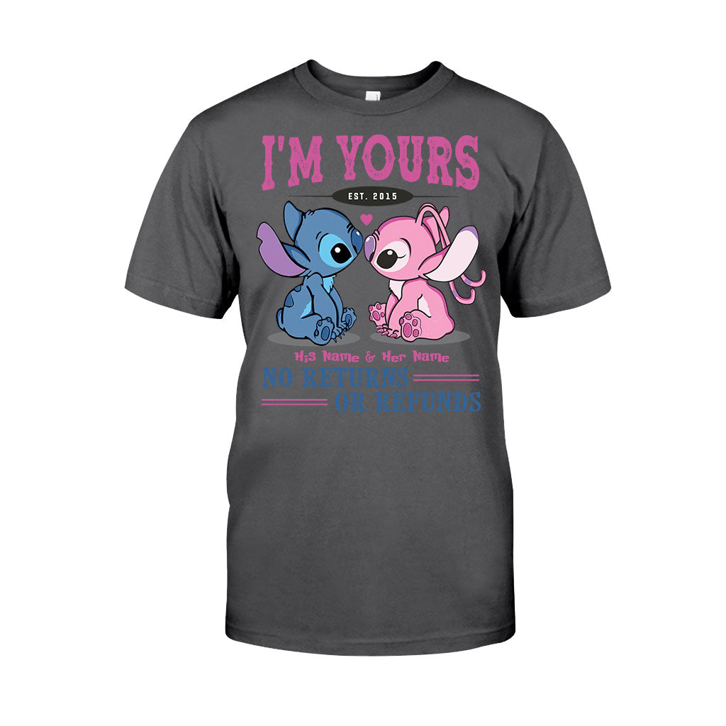 Personalized I'm Yours T-shirt & Hoodie with Custom Names for Couple Gift T-shirt & Hoodie GradoCreations