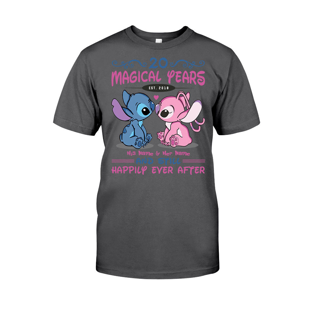 Personalized T-shirt and Hoodie Magic Years Gift for Couple T-shirt & Hoodie GradoCreations