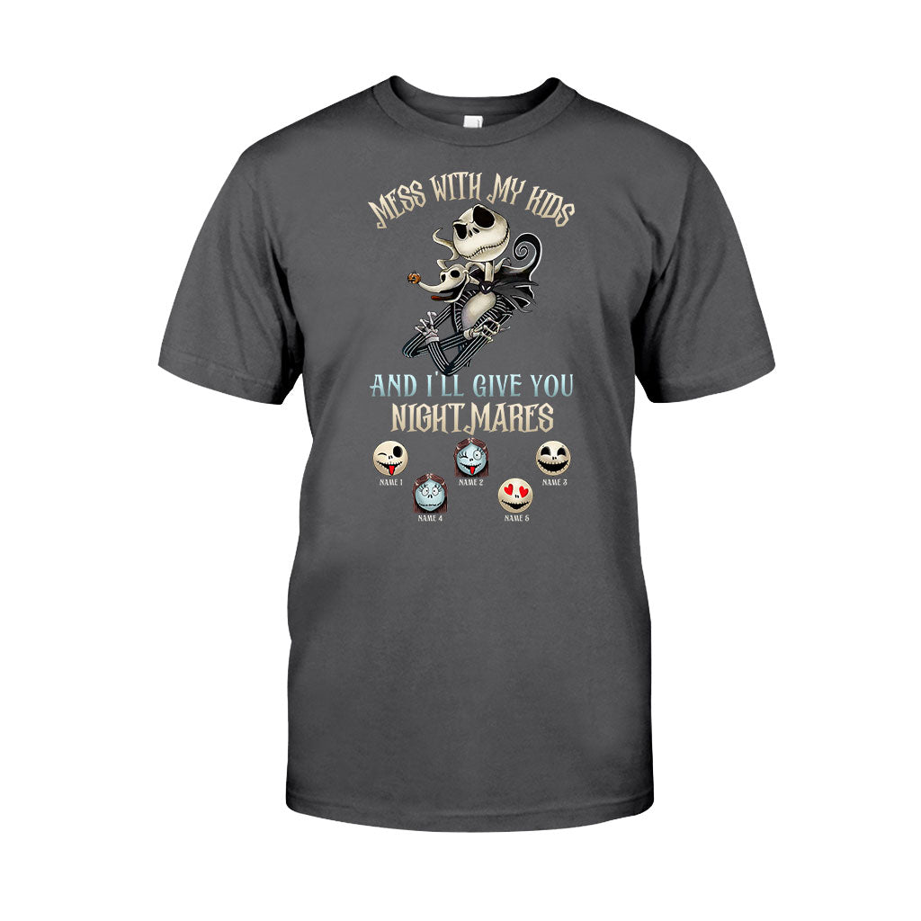 Personalized Nightmare T-shirt and Hoodie Gift for Dad | Halloween & Father's Day T-shirt & Hoodie GradoCreations