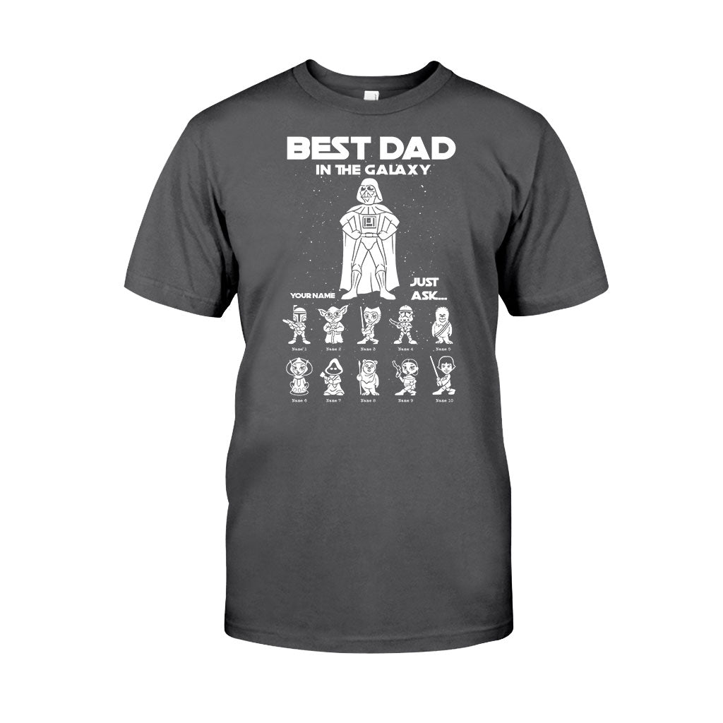 Personalized Best Dad In The Galaxy T-shirt & Hoodie Gift T-shirt & Hoodie GradoCreations