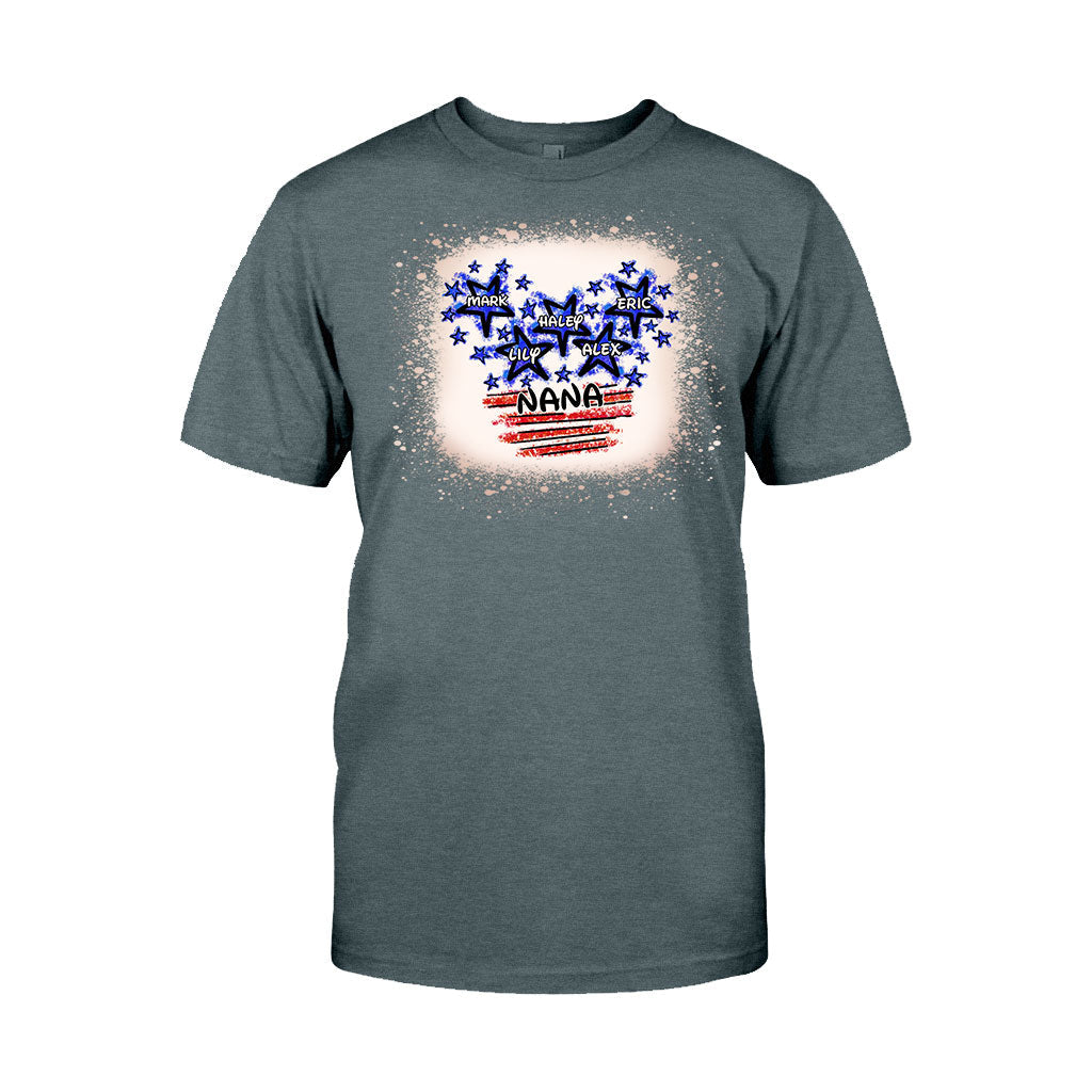 Personalized Independence Day T-shirt for Nana Custom Names Gift T-shirt & Hoodie GradoCreations