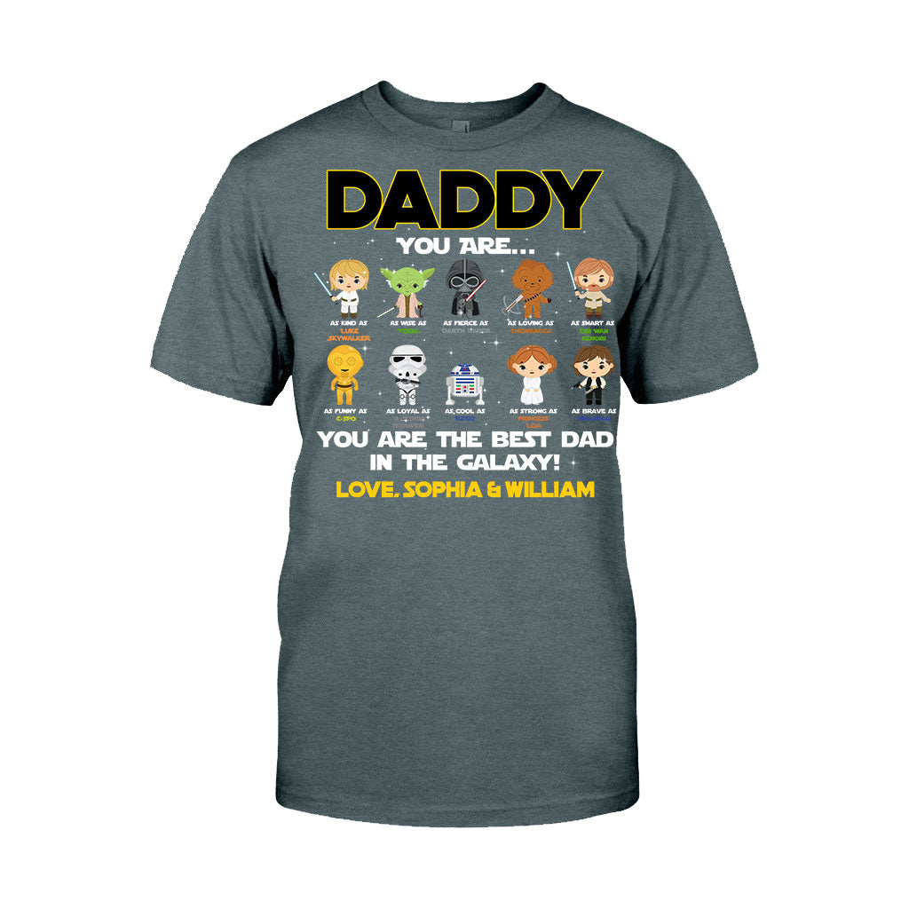 Personalized Father's Day T-shirt with Star Wars Design Gift for Dad T-shirt & Hoodie GradoCreations