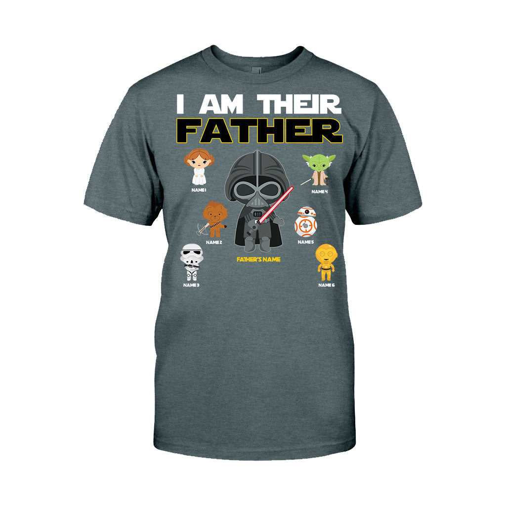 Personalized I Am Their Father T-Shirt & Hoodie Gift for Dad, Custom Name, Father's Day T-shirt & Hoodie GradoCreations