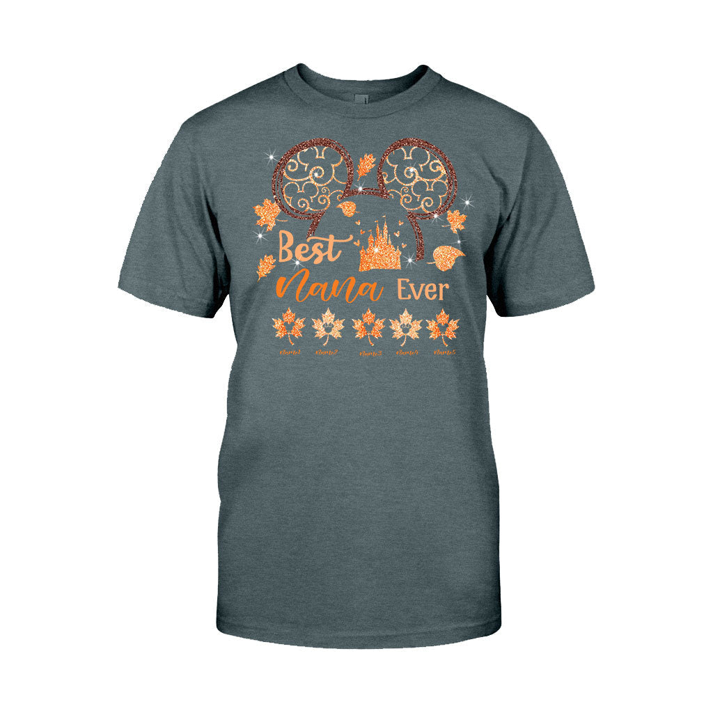 Personalized Best Nana Ever T-shirt & Hoodie Gift for Grandma T-shirt & Hoodie GradoCreations