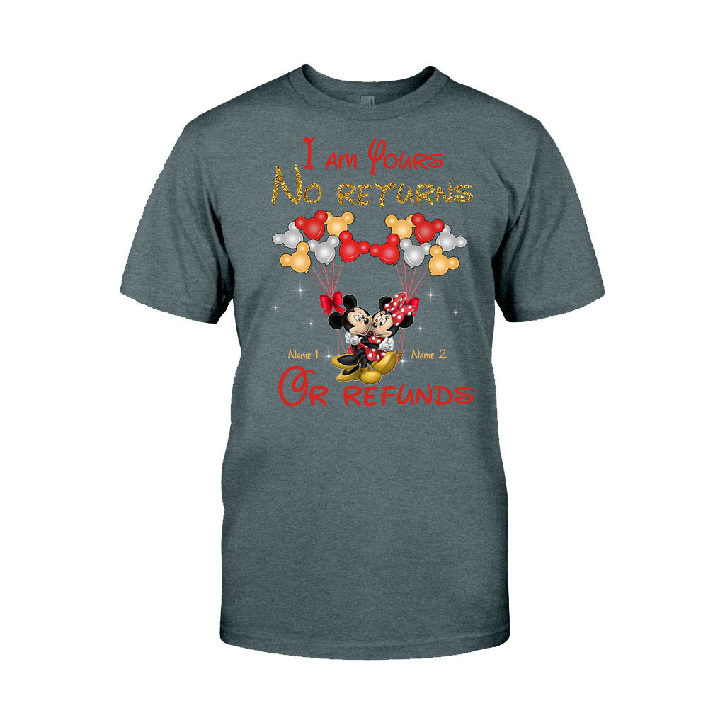 Personalized Couple T-Shirt & Hoodie with Custom Names Gift T-shirt & Hoodie GradoCreations